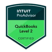 QuickBooks Online Certification Level 2 badge